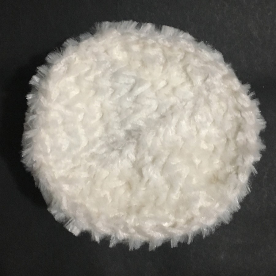 White Synthetic Fur Roomi Style Sufi Cap